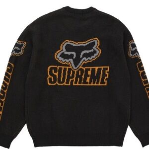 Supreme fox Racing sweater size extra large new tag in bag sold out fast online
